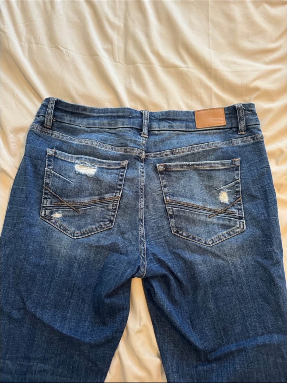 Buckle Women’s Boot Cut Jeans - Faded Blue Denim - Picture 2 of 4